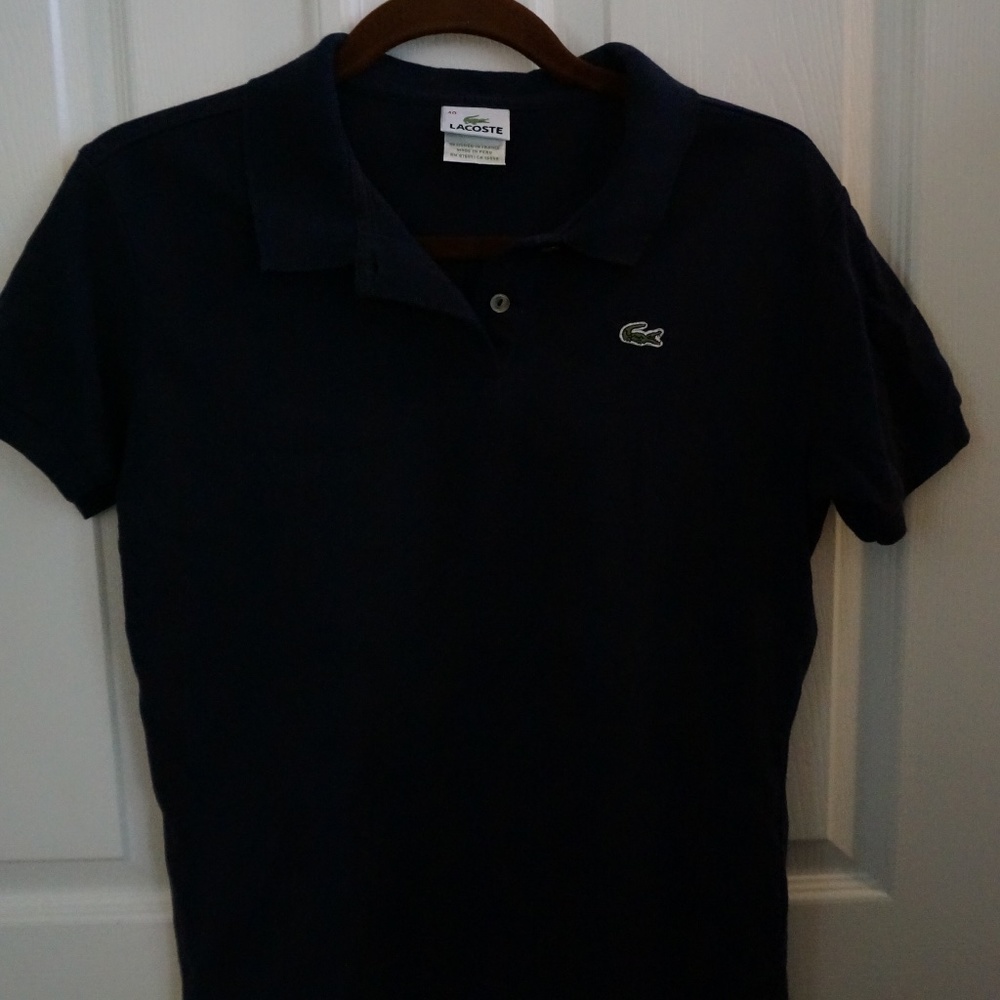 Lacoste polo top size 40